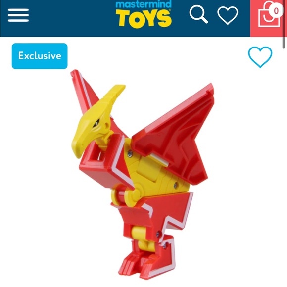 F Dinosaur Transformer Toy Fidget Puzzle Robot Figure Pterosaur Magic Ball Dino - Picture 1 of 11